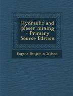 Hydraulic and Placer Mining di Eugene Benjamin Wilson edito da Nabu Press