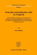 Deutscher und polnischer Adel im Vergleich di Peter Mikliss edito da Duncker & Humblot GmbH