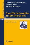Ecole d'Ete de Probabilites de Saint-Flour VII, 1977 di D. Dacunha-Castelle, H. Heyer, B. Roynette edito da Springer Berlin Heidelberg