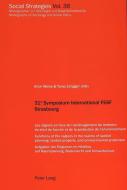 31 e  Symposium International FESF Strasbourg edito da Lang, Peter