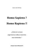 Homo Sapiens? Homo Rapiens!! di Aaron Cato Nirkow edito da Books on Demand