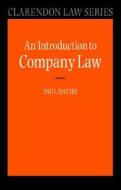 Introduction To Company Law di #Davies,  Paul L. edito da Oxford University Press
