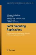 Soft Computing Applications edito da Springer Berlin Heidelberg