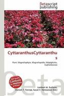 Cyttaranthuscyttaranthus edito da Betascript Publishing