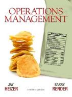 Operations Management di Jay H. Heizer, Barry Render edito da Prentice Hall