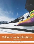 Calculus with Applications, Brief Version di Raymond N. Greenwell, Nathan P. Ritchey, Margaret L. Lial edito da Pearson Education (US)