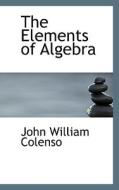 The Elements Of Algebra di Bishop John William Colenso edito da Bibliolife