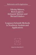 Lyapunov-Schmidt Methods in Nonlinear Analysis and Applications di M. V. Falaleev, Boris Loginov, Nikolay Sidorov, A. V. Sinitsyn edito da Springer Netherlands