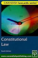 Cavendish: Constitutional Lawcards 4/e di Routledge-Cavendish edito da Taylor & Francis
