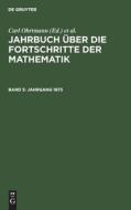 Jahrbuch über die Fortschritte der Mathematik, Band 5, Jahrgang 1873 edito da De Gruyter