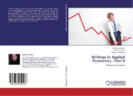Writings in Applied Economics - Part II di Dushko Josheski, Darko Lazarov, Nikola V. Dimitrov edito da LAP Lambert Academic Publishing