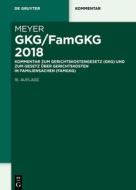 GKG/FamGKG 2018 di Dieter Meyer edito da Gruyter, Walter de GmbH