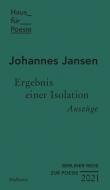 Ergebnis einer Isolation di Johannes Jansen edito da Wallstein Verlag GmbH