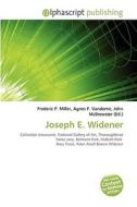 Joseph E. Widener edito da Vdm Publishing House