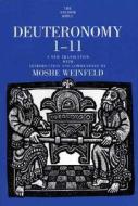 Deuteronomy 1-11 di Moshe Weinfeld edito da Yale University Press