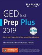 GED Test Prep Plus 2019 di Caren Van Slyke edito da Kaplan Publishing