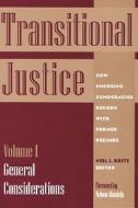 Transitional Justice edito da United States Institute of Peace Press