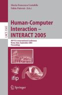 Human-computer Interaction - Interact 2005 di Costabile M. F. edito da Springer-verlag Berlin And Heidelberg Gmbh & Co. Kg
