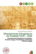 Championnat D\'angleterre De Football 1919 - 1920 edito da Fidel
