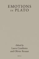 Emotions in Plato edito da BRILL ACADEMIC PUB