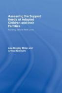 Assessing the Support Needs of Adopted Children and Their Families di Liza Bingley Miller edito da Routledge