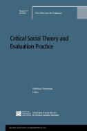 Critical Social Theory EV 127 di Ev edito da John Wiley & Sons