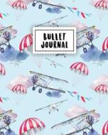 Bullet Journal: Cute Airplane Watercolor - 150 Dot Grid Pages (Size 8x10 Inches) - With Bullet Journal Sample Ideas di Masterpiece Notebooks edito da Createspace Independent Publishing Platform