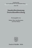 Standortbestimmung Deutschlandforschung edito da Duncker & Humblot GmbH