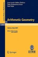 Arithmetic Geometry di Jean-Louis Colliot-Thélène, Peter Swinnerton-Dyer, Paul Vojta edito da Springer-Verlag GmbH