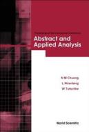 Abstract And Applied Analysis - Proceedings Of The International Conference edito da World Scientific Publishing Co Pte Ltd