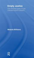 Empty Justice di Melanie Williams edito da Routledge-Cavendish