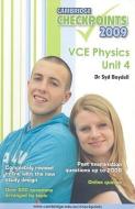 Cambridge Checkpoints VCE Physics Unit 4 2009 di Syd Boydell edito da Cambridge University Press