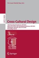 Cross-Cultural Design edito da Springer Nature Switzerland