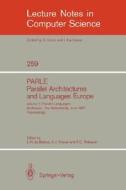 PARLE Parallel Architectures and Languages Europe edito da Springer Berlin Heidelberg