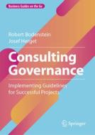 Consulting Governance di Josef Herget, Robert Bodenstein edito da Springer Berlin Heidelberg