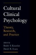 Cultural Clinical Psychology edito da Oxford University Press
