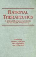 Rational Therapeutics edito da Taylor & Francis Inc
