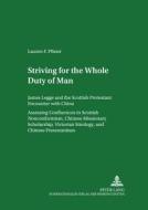 Striving for 'The Whole Duty of Man' di Lauren F. Pfister edito da Lang, Peter GmbH