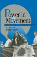 Power In Movement di Sidney G. Tarrow edito da Cambridge University Press