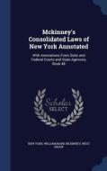 Mckinney's Consolidated Laws Of New York Annotated di New York, William Mark McKinney, West Group edito da Sagwan Press