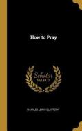 How to Pray di Charles Lewis Slattery edito da WENTWORTH PR