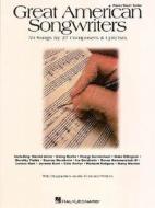 Great American Songwriters di Hal Leonard Publishing Corporation edito da Hal Leonard Publishing Corporation