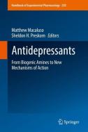 Antidepressants edito da Springer International Publishing