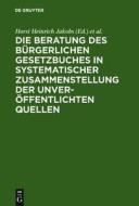 Materialien Zur Entstehungsgeschichte Des Bgb: Einfuhrung, Biographien, Materialien edito da Walter de Gruyter