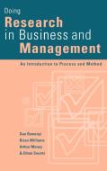 Doing Research in Business and Management di Dan Remenyi, Arhtur Money, Ethne Swartz edito da Sage Publications