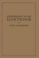 Einführung in die Elektronik di Otto Klemperer edito da Springer Berlin Heidelberg