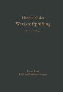 Prüf- und Meßeinrichtungen di E. Amedick, Rudolf Berthold, K. H. Bußmann, N. Ludwig, Erich Siebel edito da Springer Berlin Heidelberg