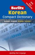 Berlitz Language: Korean Compact Dictionary edito da Berlitz Publishing Company