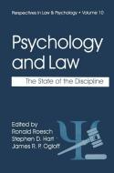 Psychology and Law edito da Springer US