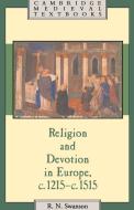 Religion and Devotion in Europe di R. N. Swanson, Robert N. Swanson edito da Cambridge University Press